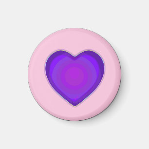 Pastel colours & purple hearts beating magnet