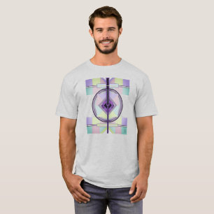 Pastel colours & purple hearts beating T-Shirt
