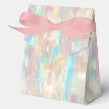 Pastel Colours Shimmering Iridescent Stripes Patte