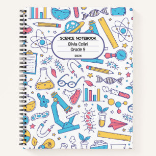Pastel Colours, Simple Illustrative Style Notebook
