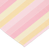 Pastel Colours Template Yellow Pink Purple Stripes Short Table Runner (Corner)