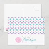 Pastel Colours Yarn Ball String Pattern