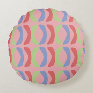 Pastel Communication Round Cushion