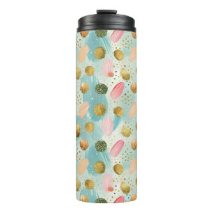 Pastel Confetti Glitter Abstract Pattern (2) Thermal Tumbler