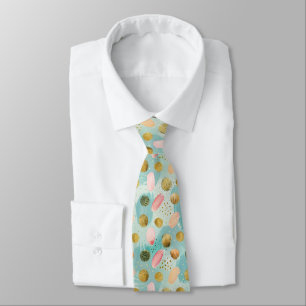 Pastel Confetti Glitter Abstract Pattern (2) Tie