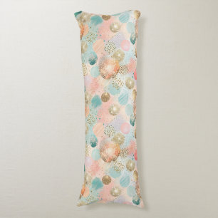 Pastel Confetti Glitter Abstract Pattern Body Cushion