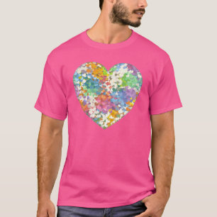Pastel Confetti Hearts T-Shirt