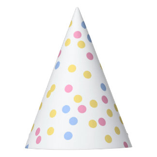 Pastel Confetti Party Hat