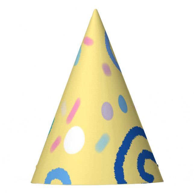 Pastel Confetti Party Pattern Hat (Front)