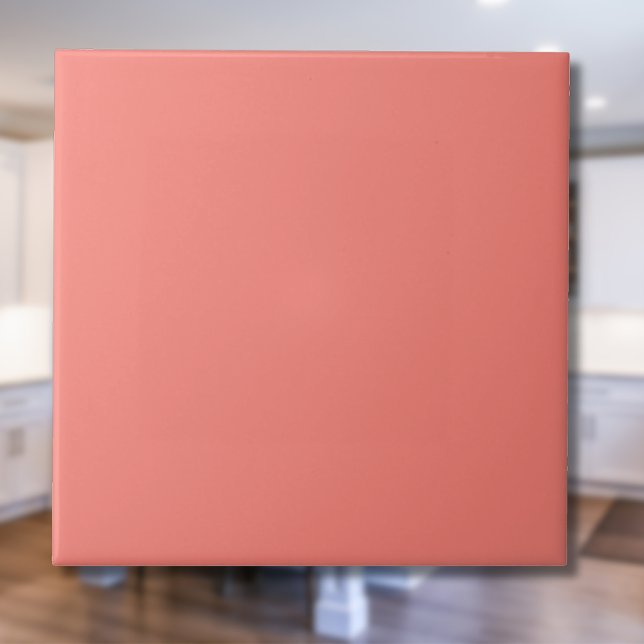 Pastel Coral Pink Solid Colour | Classic | Elegant Tile (Creator Uploaded)