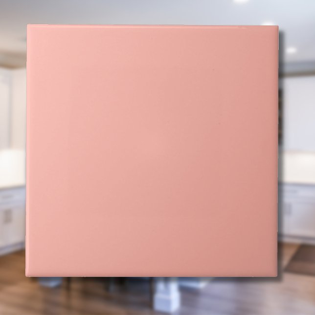 Pastel Coral Reef Solid Colour | Classic | Elegant Tile (Creator Uploaded)