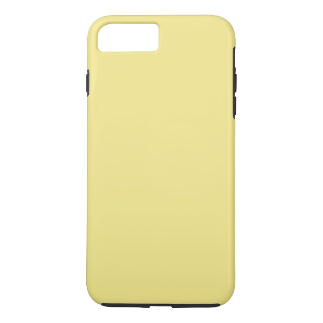 Pastel corn yellow background ready to customise Case-Mate iPhone case (Back)