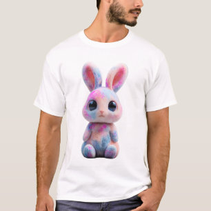 Pastel Cosmic Fluff Bunny Men T-Shirt