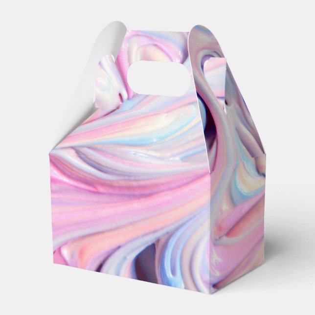 Pastel Creamy Frosting  Favour Box (Front Side)
