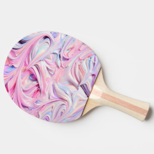 Pastel Creamy Frosting  Ping Pong Paddle