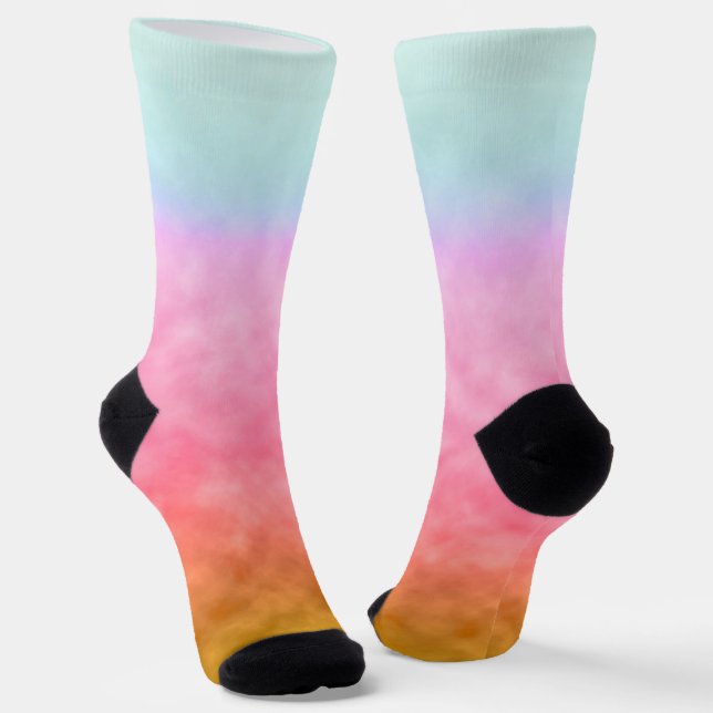 Pastel Crossing Socks (Angled)