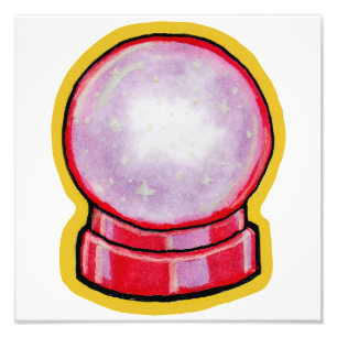 Pastel Crystal Ball Photo Print