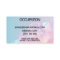 pastel crystal business card