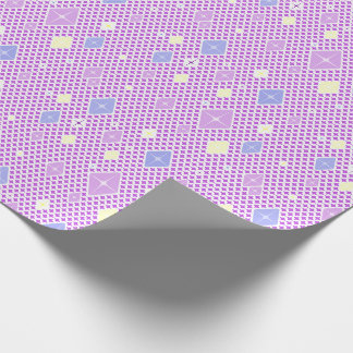 Pastel Crystal Star Pattern Wrapping Paper