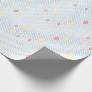 Pastel Crystal Star Pattern Wrapping Paper