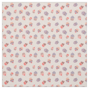 Pastel Cupcake Confetti Party Fabric
