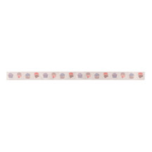 Pastel Cupcake Confetti Pattern Ribbon