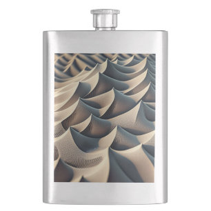 Pastel Currents Hip Flask