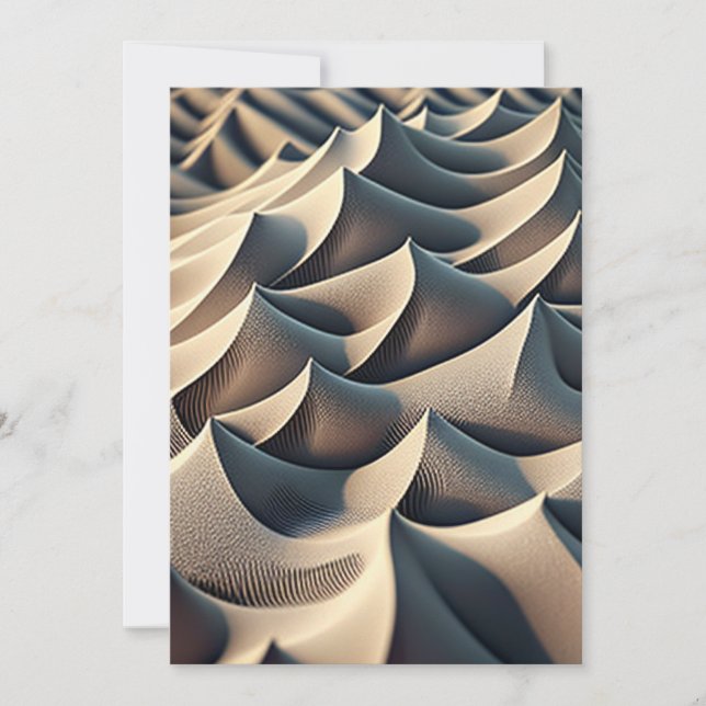 Pastel Currents Holiday Card (Front)