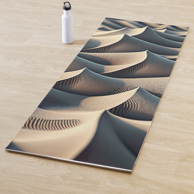 Pastel Currents Yoga Mat (In Situ)