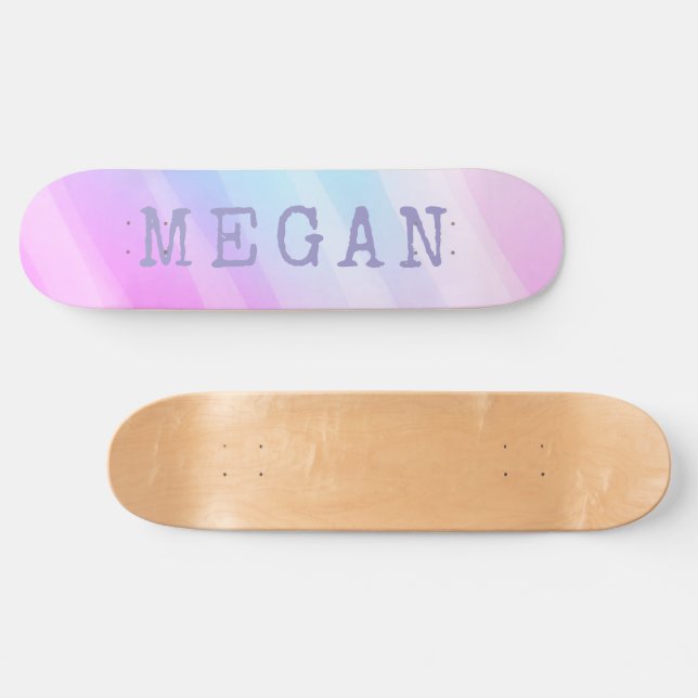 Pastel Custom Board Option to add Trucks & Wheels Skateboard (Horz)