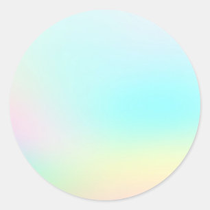 Pastel Custom Trendy Classic Round Sticker