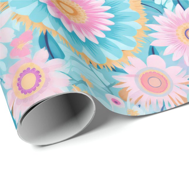 Pastel cute boho wrapping paper (Roll Corner)