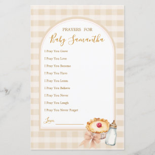 Pastel Cutie Pie Fall Baby Shower Prayers For Baby