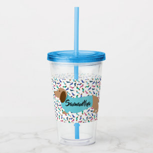 Pastel Dachshunds Tumbler