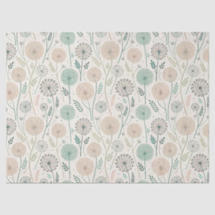 Pastel Dandelion Dreams – Whimsical Floral (2) Tissue Paper