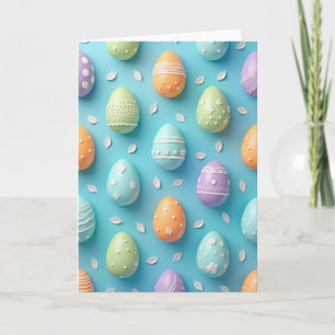 Pastel Decorated Shapes Card