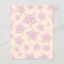 Pastel Design Scrapbook Paper - Purple Floral