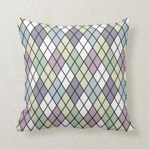 Pastel Diamonds Argyle Cushion