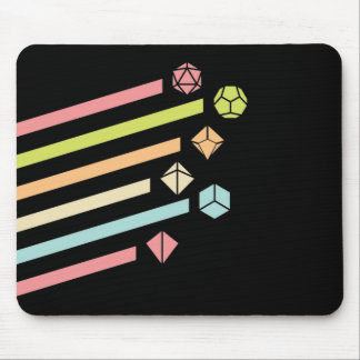 Pastel Dice Set Tabletop RPG Mouse Mat