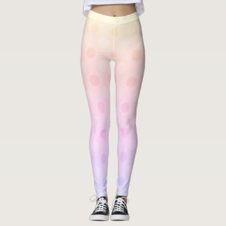 pastel dot leggings activewear