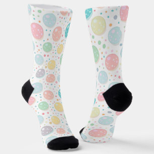 Pastel Dots Un-perfect Pattern Socks