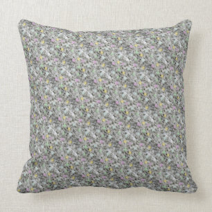 Pastel Dotted White Granite Cushion