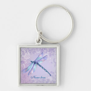Pastel Dragonfly - Customise Key Ring
