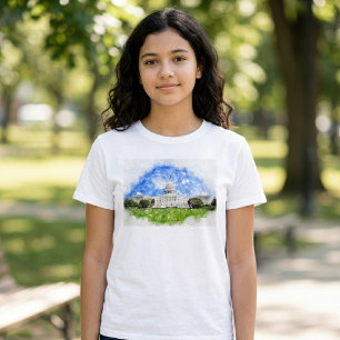 Pastel Drawing of the United States Capitol T-Shirt
