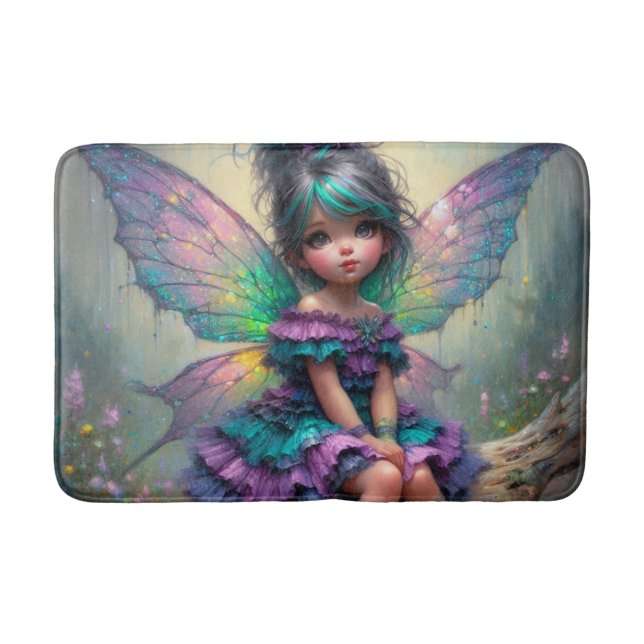 Pastel Dream Fairy Bath Mat (Front)