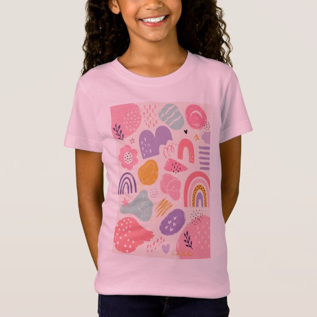 Pastel Dream Garden T-Shirt (Front)