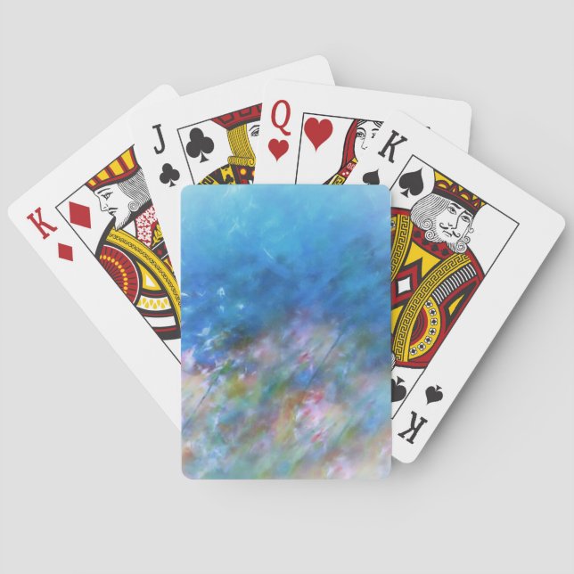 Pastel Dreamscape Playing Cards (Back)