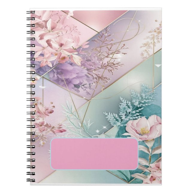 Pastel Dreamscape Spiral Notebook  (Front)