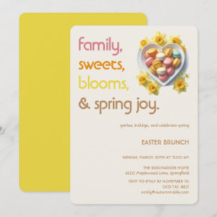 Pastel Easter Brunch Invitation Spring Party