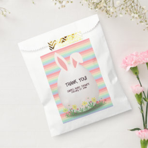 Pastel Easter Egg Bunny Baby Shower Favour Bags